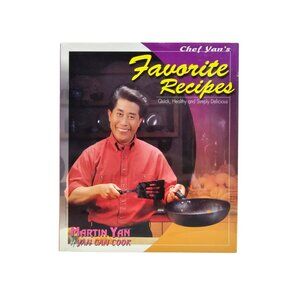 2000 Martin Yan of Yan Can Cook . Chef Yan's Favorite Recipes . hardcover book